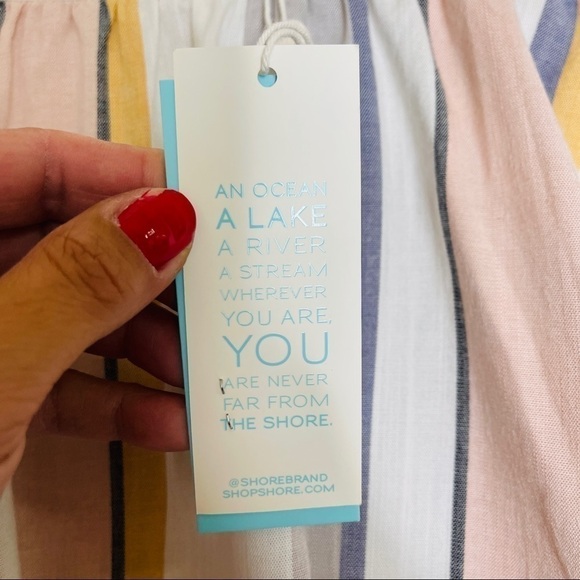 SHORE Kohala Jumpsuit Stripe Women’s Size Medium - Picture 10 of 12